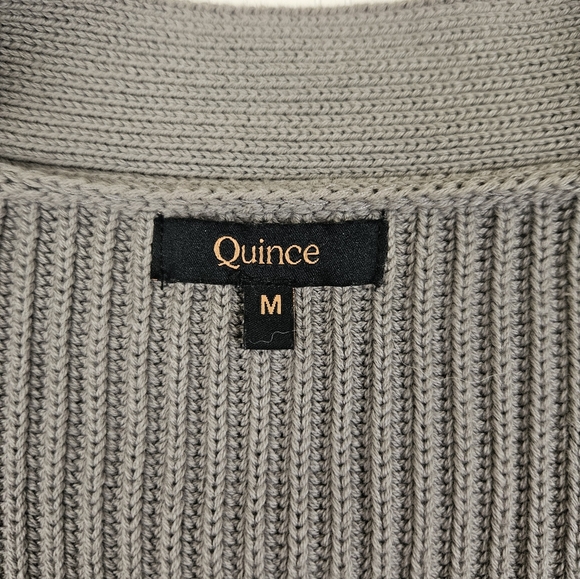 Quince Gray Women's Cardigan Sweater - Picture 7 of 10